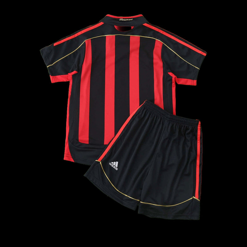 AC Milan Retro Home Shirt 2006/07 - Kids Fan Shirt Gold