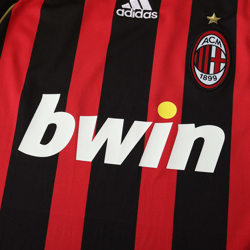 AC Milan Retro Home Shirt 2006/07 - Kids Fan Shirt Gold