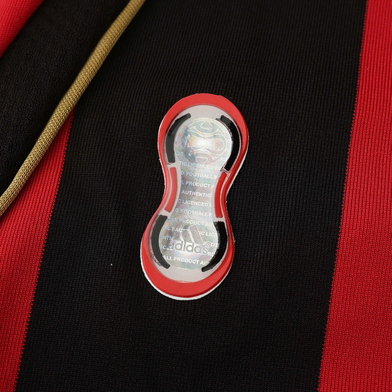 AC Milan Retro Home Shirt 2006/07 - Kids Fan Shirt Gold