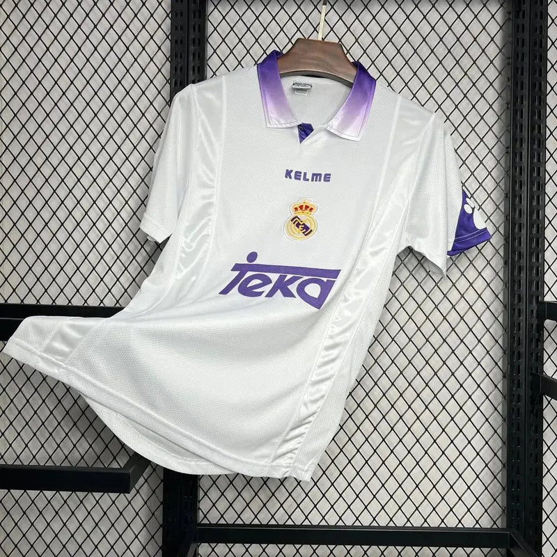 Real Madrid Retro Home Shirt 1997/98 - Men's White Fan Shirt