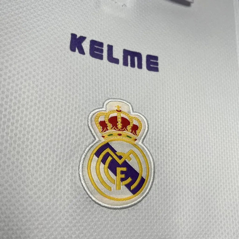Real Madrid Retro Home Shirt 1997/98 - Men's White Fan Shirt
