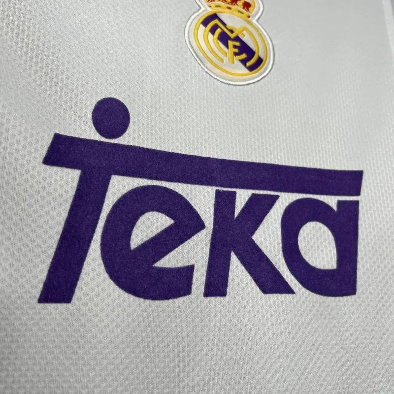 Real Madrid Retro Home Shirt 1997/98 - Men's White Fan Shirt