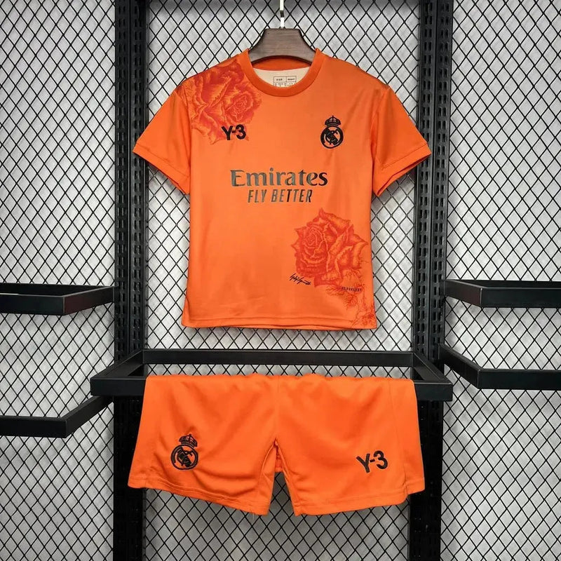 Real Madrid Fourth Y3 24/25 Shirt - Kids Fan Orange