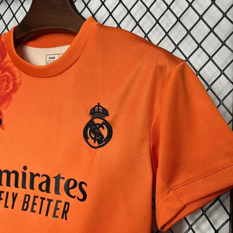 Real Madrid Fourth Y3 24/25 Shirt - Kids Fan Orange
