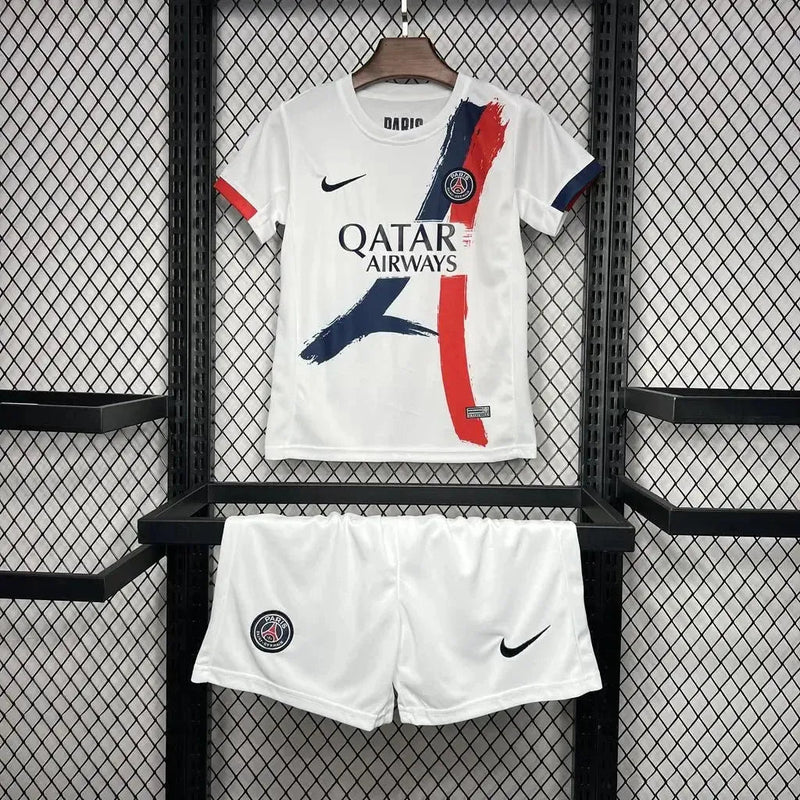 PSG Away Shirt 24/25 - Kids Fan White