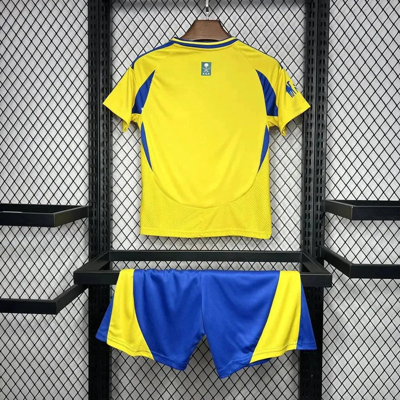 Al-Nassr Home Shirt 24/25 - Kids Fan Shirt Yellow