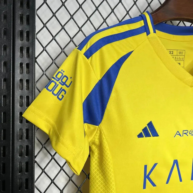 Al-Nassr Home Shirt 24/25 - Kids Fan Shirt Yellow