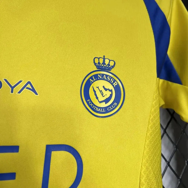 Al-Nassr Home Shirt 24/25 - Kids Fan Shirt Yellow