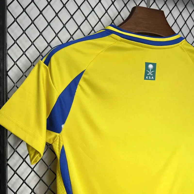 Al-Nassr Home Shirt 24/25 - Kids Fan Shirt Yellow