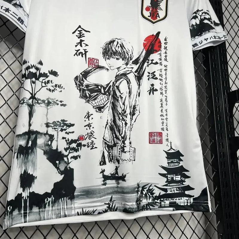 Japan Tokyo Ghoul Ken Kaneki 24/25 Edition Shirt - White Men's Fan Shirt