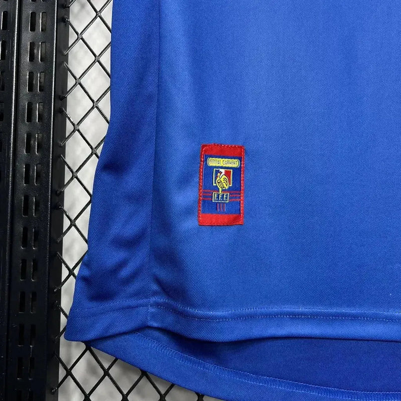 France Retro Home Shirt 1998 - Men's Fan Shirt Blue