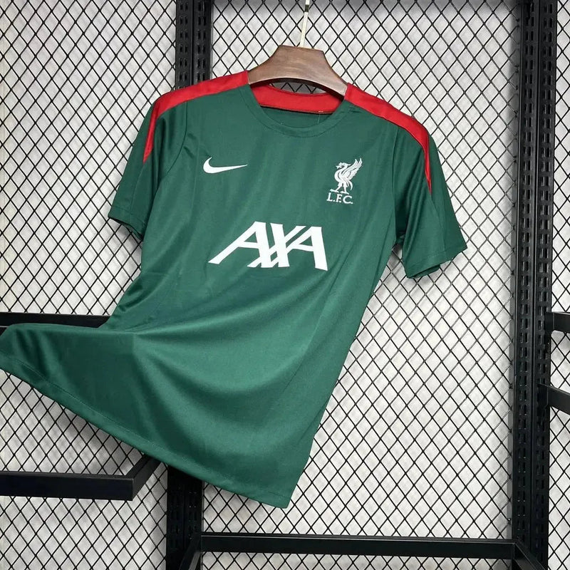 Liverpool Training Shirt 24/25 - Men's Fan Dark Green