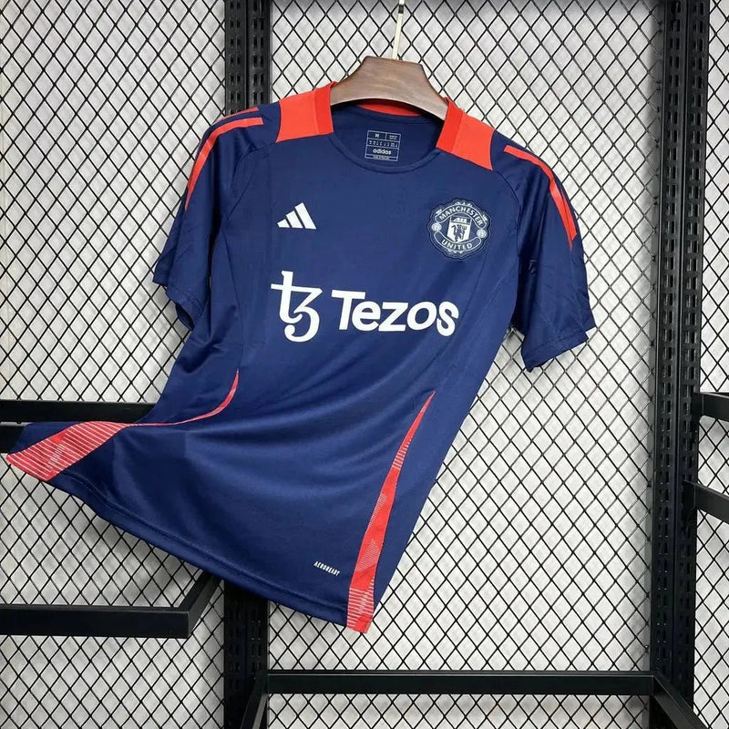 Manchester United Training Shirt 24/25 - Men's Fan Dark Blue
