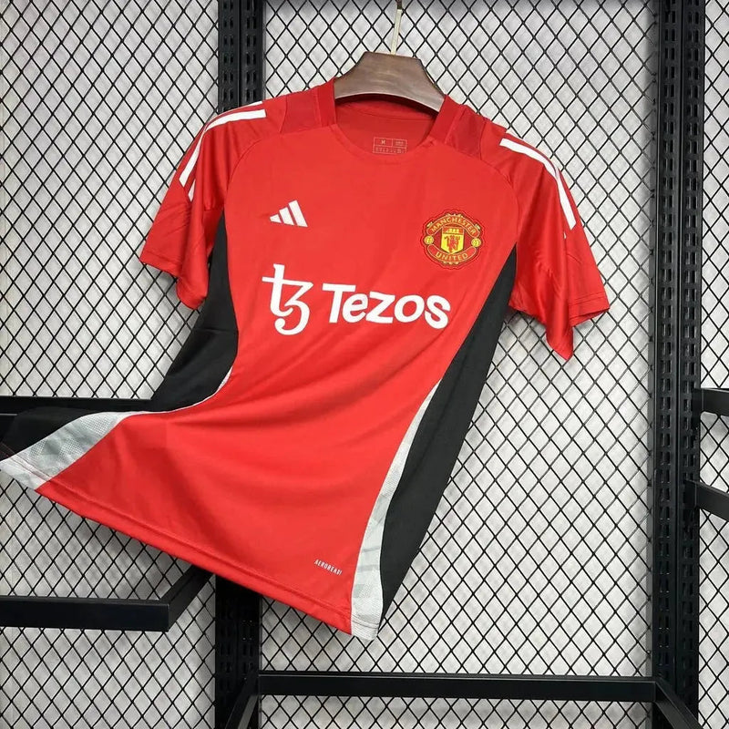 Manchester United Training Shirt 24/25 - Men's Fan Red and Black