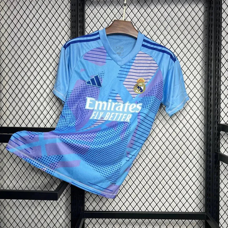 Real Madrid Goalkeeper Shirt 24/25 - Men's Fan Blue