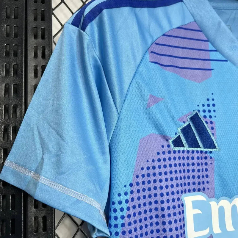 Real Madrid Goalkeeper Shirt 24/25 - Men's Fan Blue