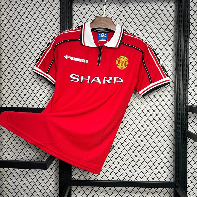 Manchester United Retro Home Shirt 1998/99 - Mens Fan Shirt Red