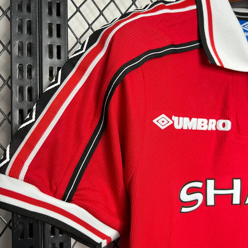 Manchester United Retro Home Shirt 1998/99 - Mens Fan Shirt Red