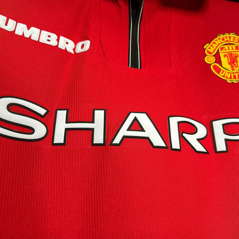 Manchester United Retro Home Shirt 1998/99 - Mens Fan Shirt Red
