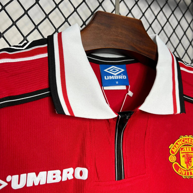 Manchester United Retro Home Shirt 1998/99 - Mens Fan Shirt Red