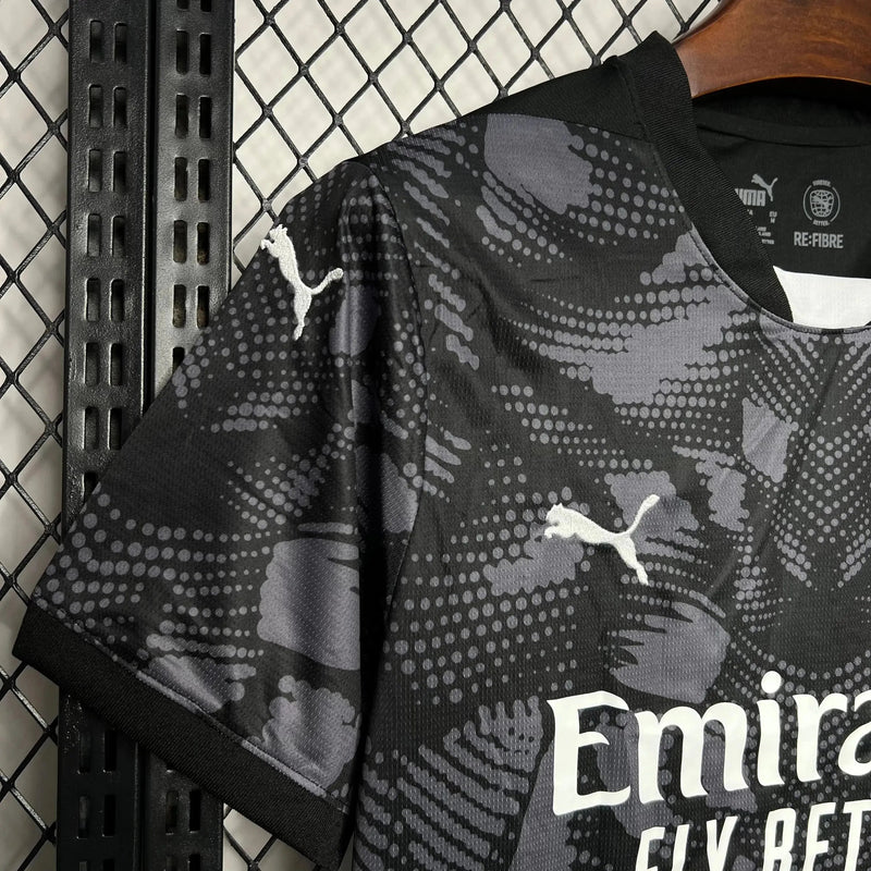 AC Milan Goalkeeper Shirt 24/25 - Men's Fan Black
