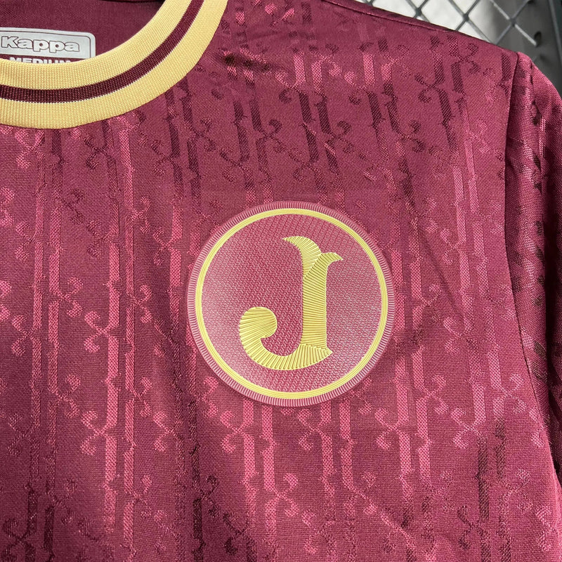 Juventus Mooca Centenary Home Shirt 24/25 - Men's Fan Shirt Red/Wine Red