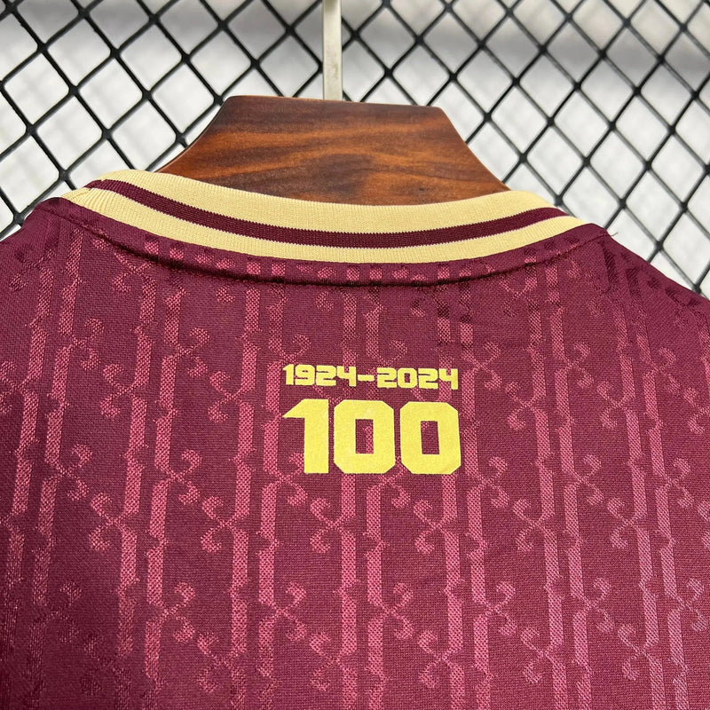 Juventus Mooca Centenary Home Shirt 24/25 - Men's Fan Shirt Red/Wine Red
