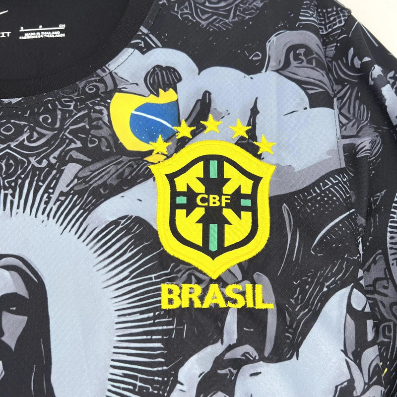 Brazil Special Edition Christ the Redeemer Shirt - Men's Fan Black