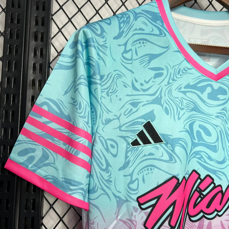 Inter Miami Special Edition 24/25 Men's Fan Shirt Blue and Pink