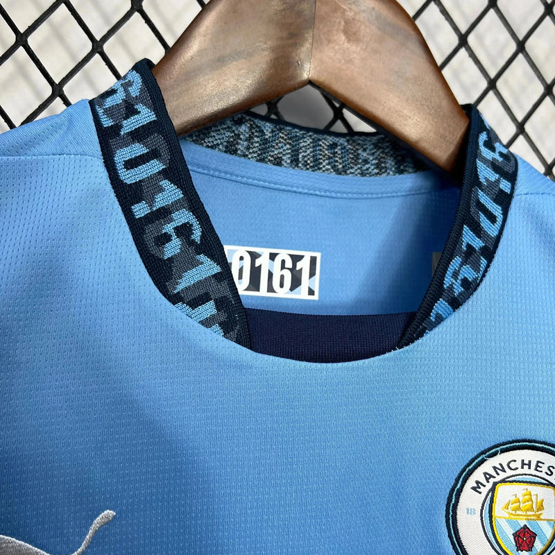 Manchester City Home Shirt 24/25 - Kids Fan Shirt Blue