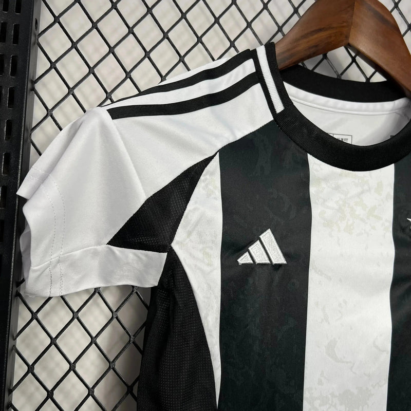 Juventus Home Shirt 24/25 - Kids Fan Shirt Black and White