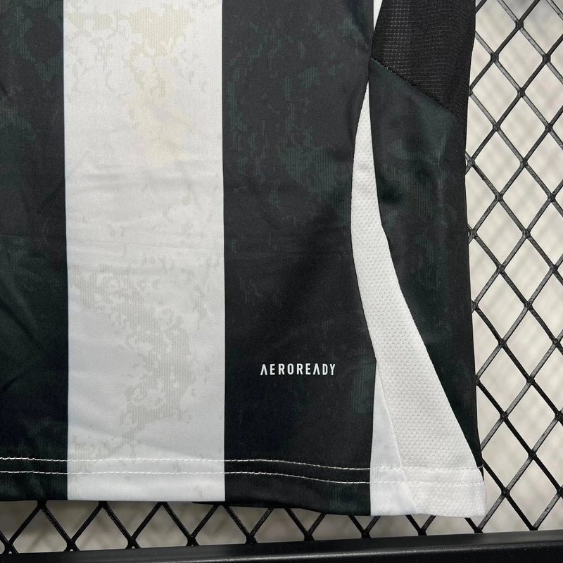Juventus Home Shirt 24/25 - Kids Fan Shirt Black and White