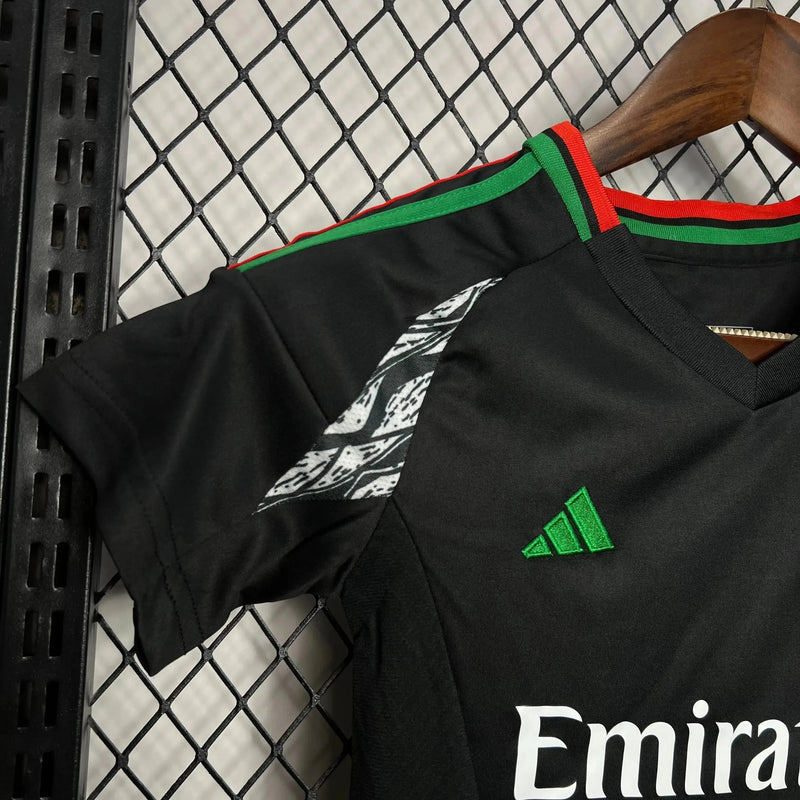 Arsenal Away Shirt 24/25 - Kids Fan Shirt Black