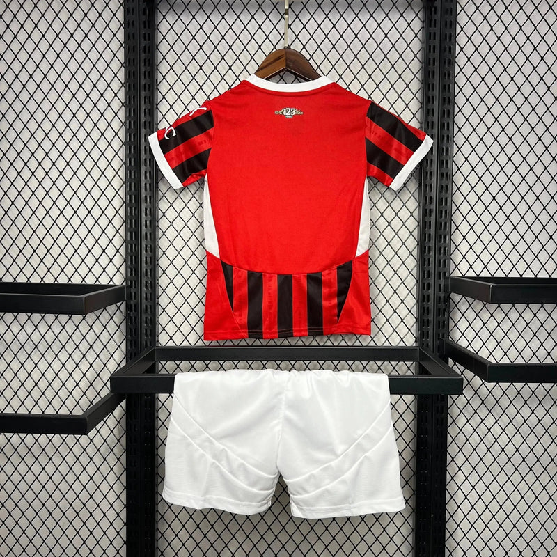 AC Milan Home Shirt 24/25 - Kids Fan Shirt Red