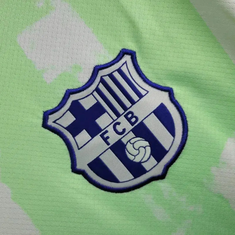 Barcelona Third Away Shirt 24/25 - Men's Green Fan Shirt