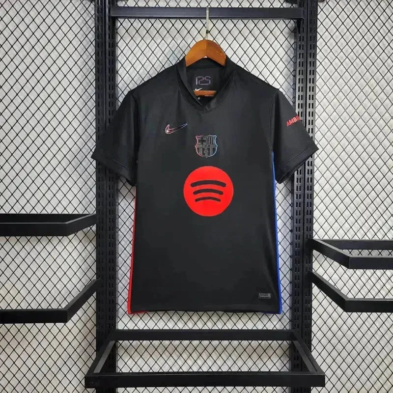 Barcelona Away Shirt 24/25 - Men's Fan Black