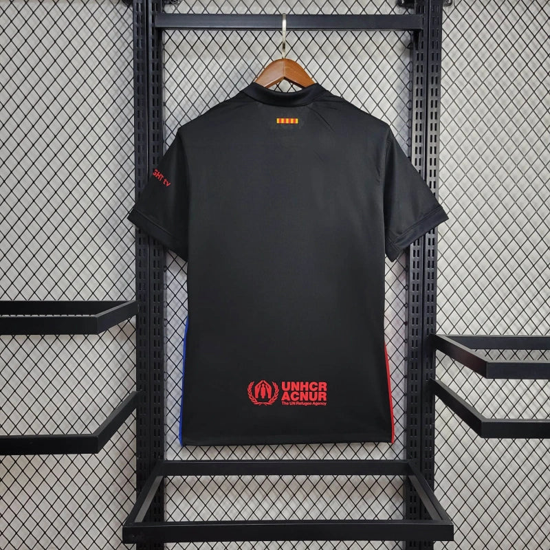 Barcelona Away Shirt 24/25 - Men's Fan Black