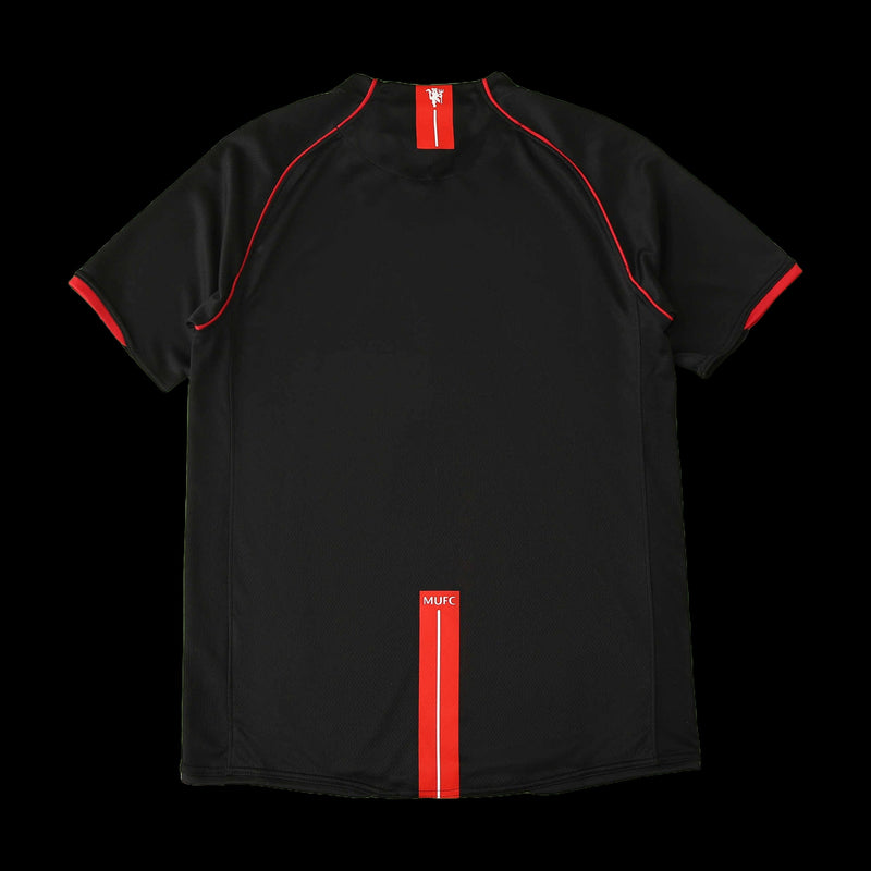 Manchester United Retro Away Shirt 2007/08 - Mens Fan Shirt - Black