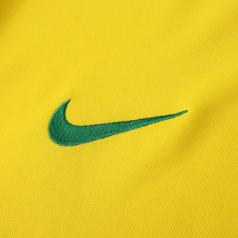 Brazil Retro Home Shirt 1998 - Men's Fan Yellow