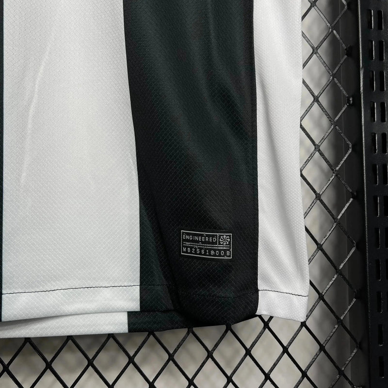 Timão Third Away Shirt 24/25 - Men's Fan Black and White Striped