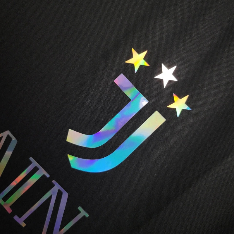 Juventus BALMAIN - Men's Reflective Fan Shirt - Black