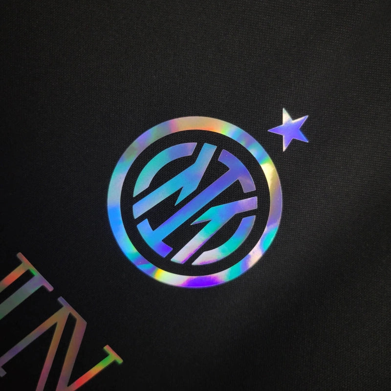 BALMAIN Inter Milan Fan Shirt - Men's Reflective Black