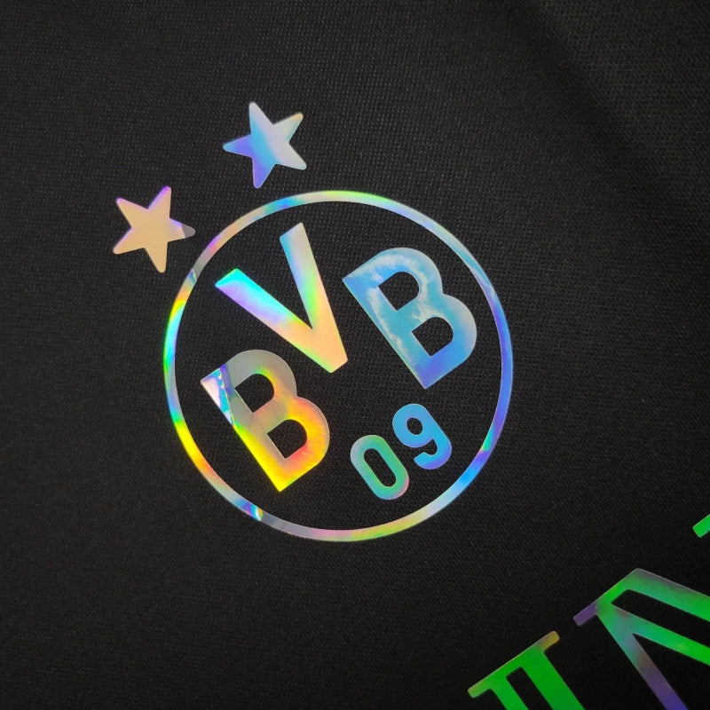Borussia Dortmund BALMAIN - Men's Reflective Fan Shirt Black