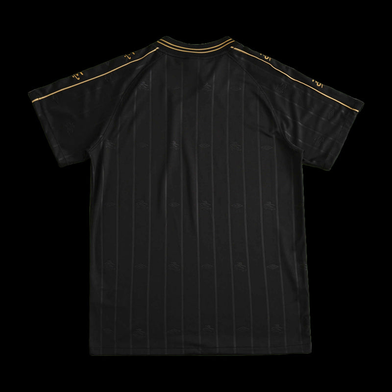 Santista Charlie Brown Jr 24/25 Shirt - Men's Black and Yellow Oversized Fan Shirt
