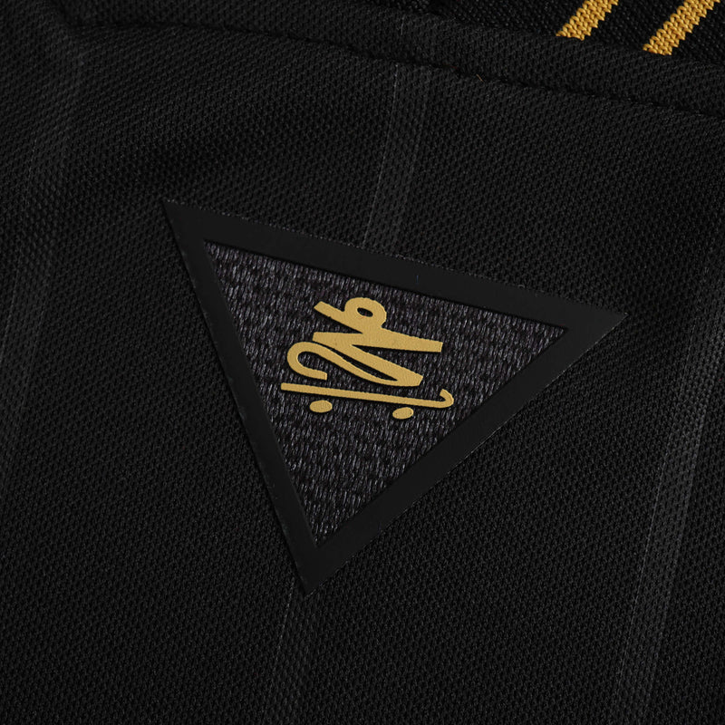 Santista Charlie Brown Jr 24/25 Shirt - Men's Black and Yellow Oversized Fan Shirt