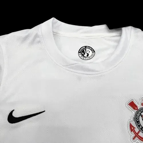 Timão Home Shirt 24/25 - Women's Fan Shirt Black and White