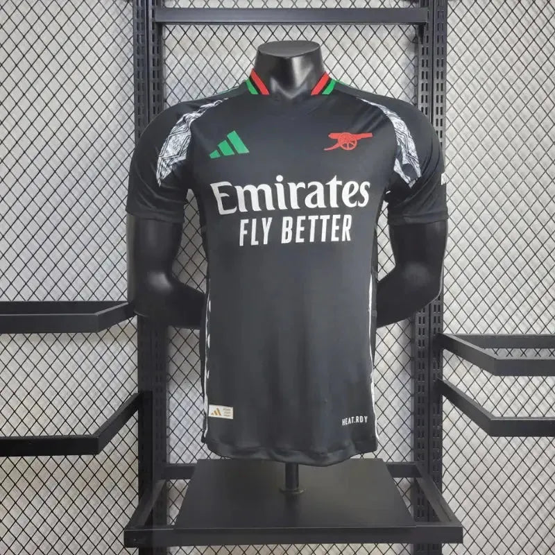 Arsenal Away Shirt 24/25 - Mens Player Black