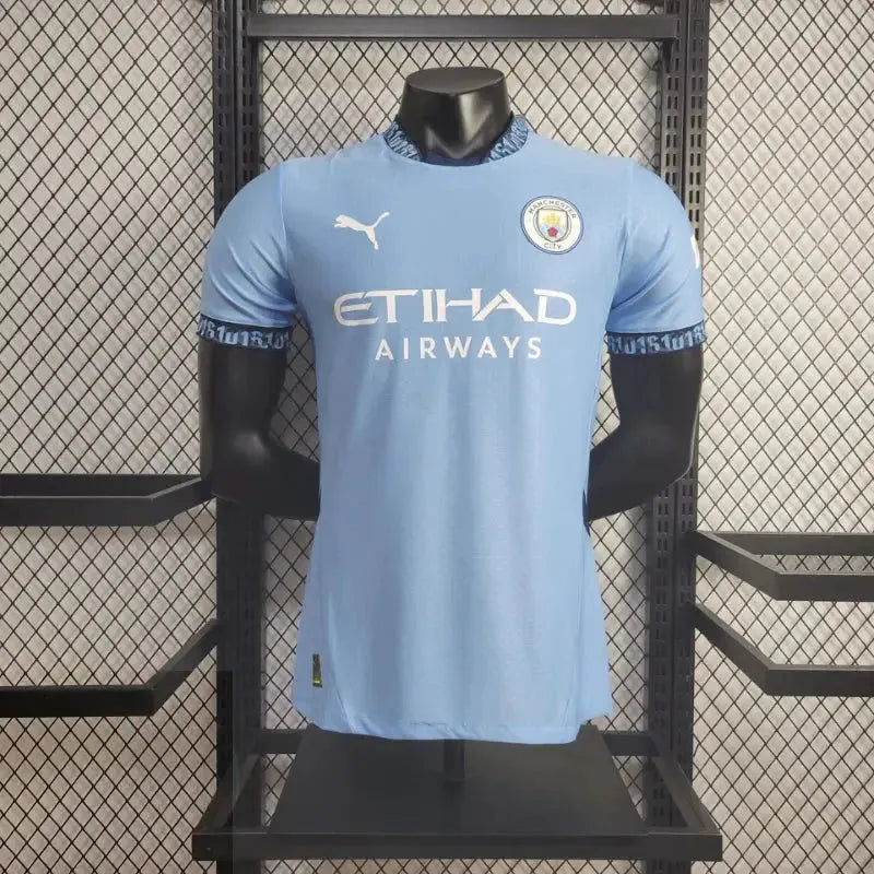 Manchester City Home Shirt 24/25 - Mens Player Blue