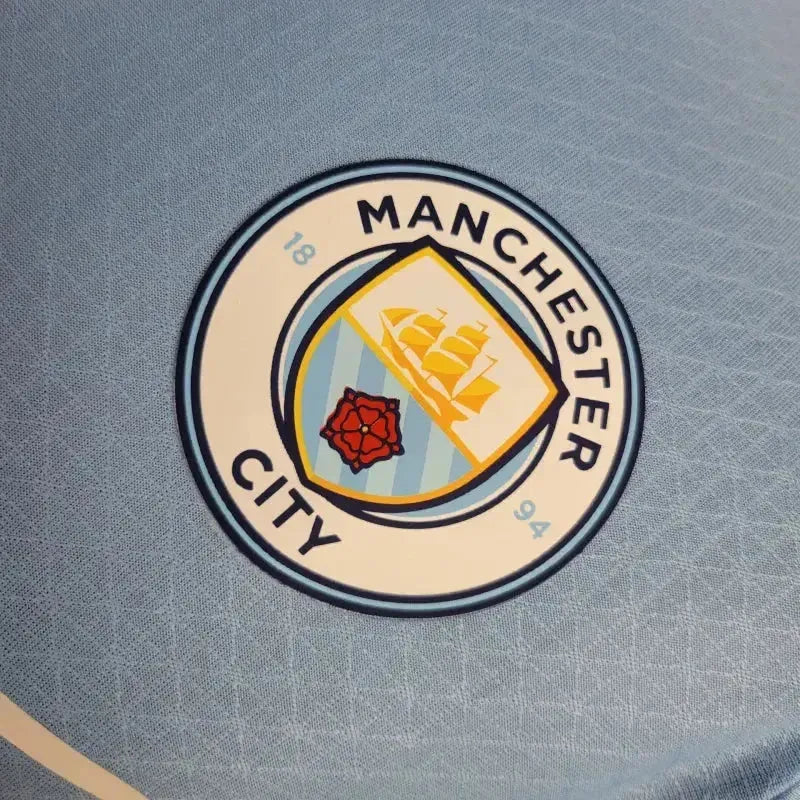 Manchester City Home Shirt 24/25 - Mens Player Blue