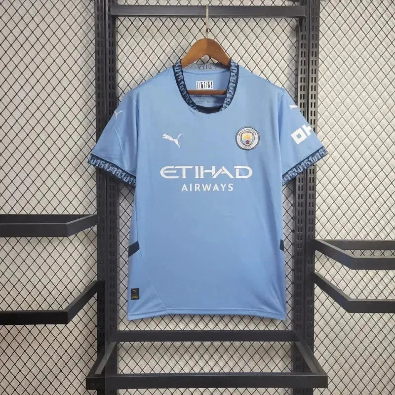 Manchester City Home Shirt 24/25 - Men's Fan Shirt Blue